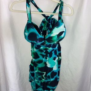 Lane Bryant Tankini Swim Top - 40DDD